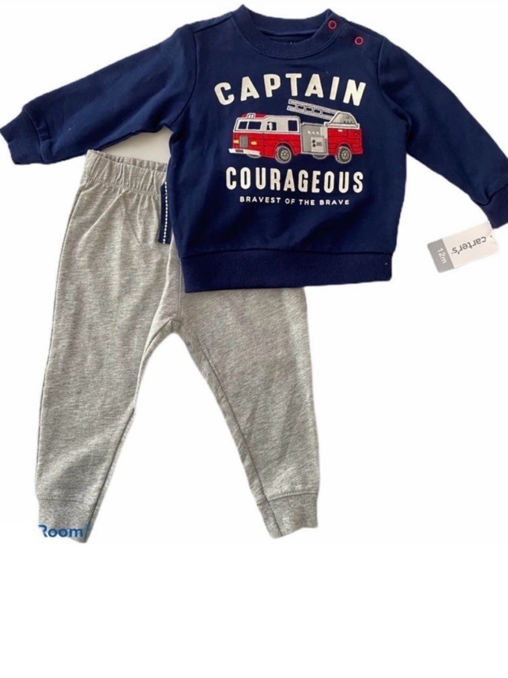 - Carter’s fire truck outfit